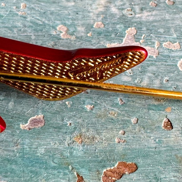 Vintage Ferragamo Pin Red Heel - Picture 2 of 4